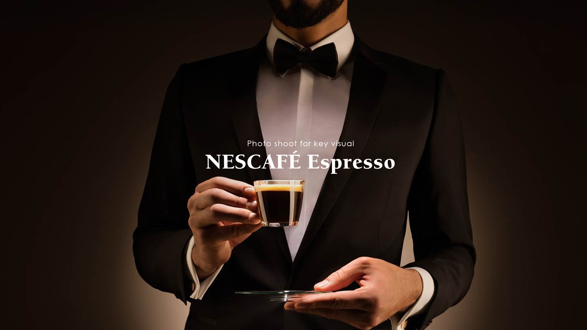 Photo shoot for key visual Nescafé Espresso